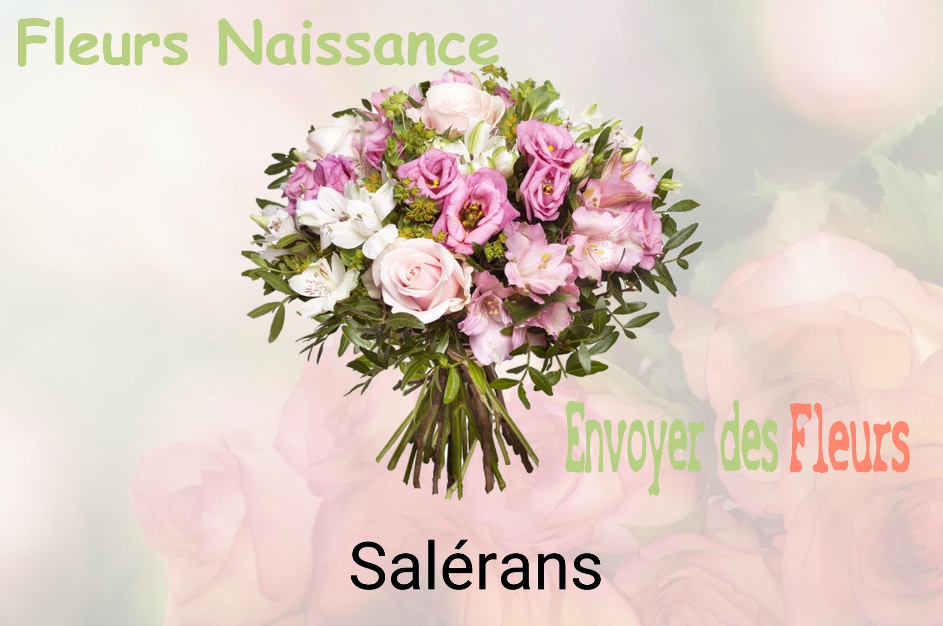 Bouquet de fleurs de naissance livré à Salérans